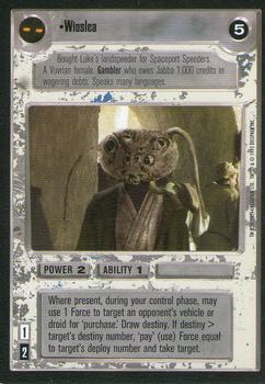 1995 Decipher Star Wars CCG Premiere Limited #NNO Wioslea Front
