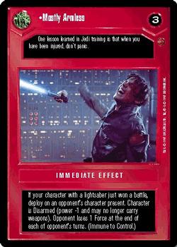 1997 Decipher Star Wars CCG Cloud City Limited #NNO Mostly Armless Front