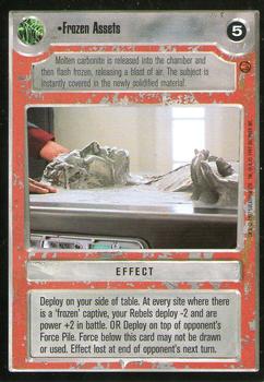 1997 Decipher Star Wars CCG Cloud City Limited #NNO Frozen Assets Front