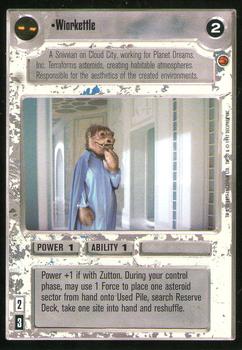 1997 Decipher Star Wars CCG Cloud City Limited #NNO Wiorkettle Front