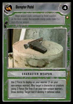 1998 Decipher Star Wars CCG Special Edition Limited #NNO Disruptor Pistol Front