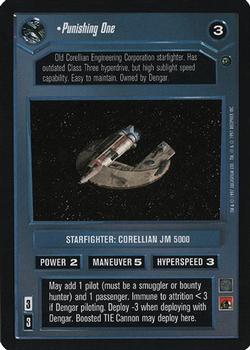 2000 Decipher Star Wars CCG Reflections A Collector’s Bounty #NNO Punishing One Front