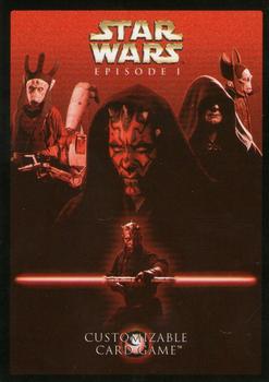 1999 Decipher Star Wars CCG Episode 1 #NNO Darth Sidious Back