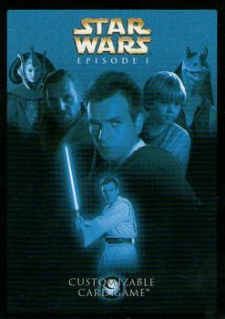 1999 Decipher Star Wars CCG Episode 1 #NNO Attack!  [1 Qui-Gon Jinn]          Attack: Tatooine Back