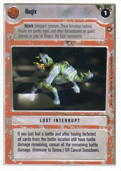 1996 Decipher Star Wars CCG The Empire Strikes Back Introductory Two-Player Game #NNO Houjix Front