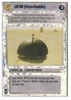 1996 Decipher Star Wars CCG The Empire Strikes Back Introductory Two-Player Game #NNO LIN-V8K Front