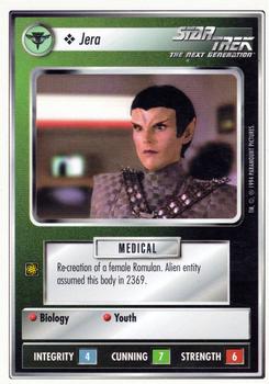 1994 Decipher Star Trek Premiere Edition White Border #NNO Jera Front