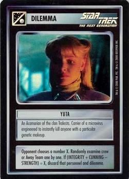 2000 Decipher Star Trek Reflections 1.0 #NNO Yuta Front