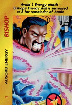 1995 Fleer Marvel Overpower #NNO Bishop - Absorb Energy Front