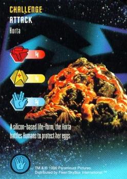 1996 Fleer/SkyBox Star Trek The Card Game #NNO Horta - Challenge - Attack Front