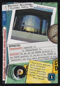 1997 US Playing Card The X Files CCG Ver. 2 #080 Eurisko Building, Crystal City, VA Front