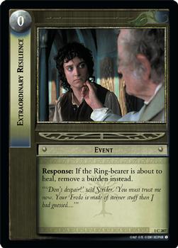 2001 Decipher Lord of the Rings CCG: Fellowship of the Ring #1C287 Extraordinary Resilience Front