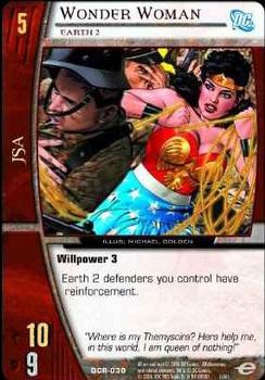 2006 Upper Deck Entertainment DC VS System Infinite Crisis #DCR-030 Wonder Woman, Earth 2 Front