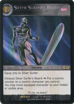 2007 Upper Deck Entertainment Marvel VS System Marvel: Coming of Galactus #MEX-013 Silver Surfer's Board Front