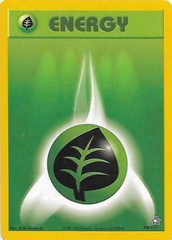 2000 Pokemon Neo Genesis #108/111 Grass Energy Front