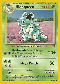2002 Pokemon Legendary Collection #32/110 Nidoqueen Front