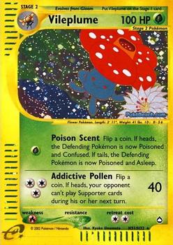 2003 Pokemon Aquapolis #H31/H32 Vileplume Front