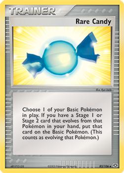 2005 Pokemon EX Emerald #83/106 Rare Candy Front