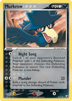 2005 Pokemon EX Unseen Forces #30/115 Murkrow Front