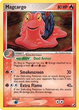 2005 Pokemon EX Unseen Forces #41/115 Magcargo Front