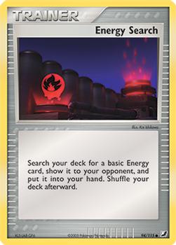 2005 Pokemon EX Unseen Forces #94/115 Energy Search Front