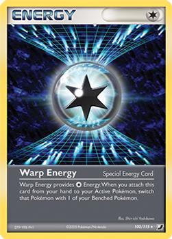 2005 Pokemon EX Unseen Forces #100/115 Warp Energy Front