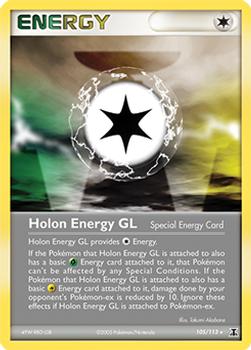 2005 Pokemon EX Delta Species #105/113 Holon Energy GL Front