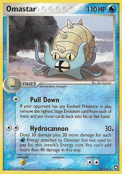 2007 Pokemon EX Power Keepers #20/108 Omastar Front