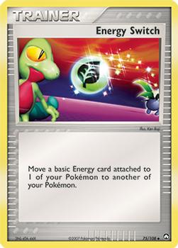 2007 Pokemon EX Power Keepers #75/108 Energy Switch Front