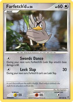 2007 Pokemon Diamond & Pearl Secret Wonders #49/132 Farfetch'd Front