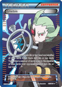 2013 Pokemon Black & White Plasma Freeze #115/116 Ghetsis Front