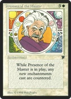 1994 Magic the Gathering Legends #NNO Presence of the Master Front