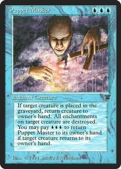 1994 Magic the Gathering Legends #NNO Puppet Master Front