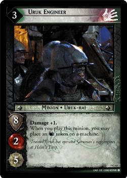 2003 Decipher Lord of the Rings Battle of Helm's Deep #5C61 Uruk Engineer Front