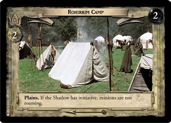 2003 Decipher Lord of the Rings The Return of the King #7U336 Rohirrim Camp Front