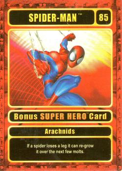 2003 Genio Marvel - Bonus Super Hero Gold Border #85 Spider-Man Front