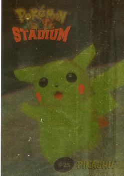 2000 Danone Pokemon Stadium - Foil #7 Pikachu Front