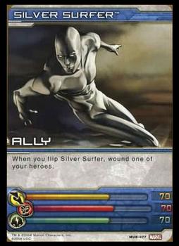 2008 Upper Deck Marvel Ultimate Battles #MUB-0077 Silver Surfer Front