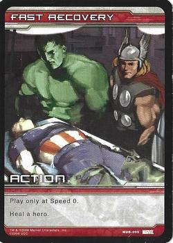 2008 Upper Deck Marvel Ultimate Battles #MUB-0099 Fast Recovery Front