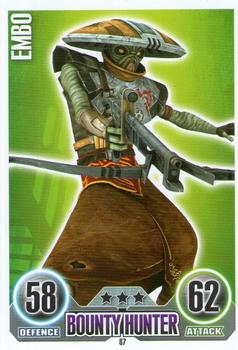 2010 Topps Star Wars Force Attax Series 1 #87 Embo Front