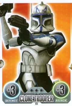 2010 Topps Star Wars Force Attax Series 1 #123 Clone Trooper Front