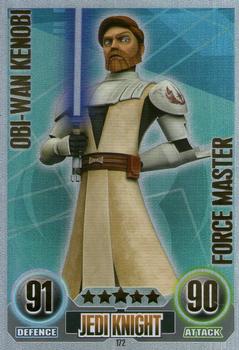 2010 Topps Star Wars Force Attax Series 1 #172 Obi-Wan Kenobi Front