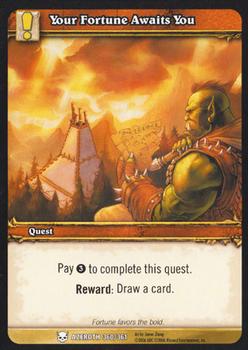 2006 Upper Deck World of Warcraft Heroes of Azeroth #360 Your Fortune Awaits You Front