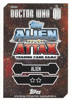 2013 Topps Alien Attax Doctor Who #49 Abzorbaloff Back