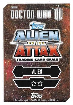 2013 Topps Alien Attax Doctor Who #76 Jennifer Lucas' Ganger Back