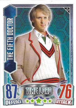 2013 Topps Alien Attax Doctor Who #213 The Fifth Doctor Front