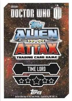 2013 Topps Alien Attax Doctor Who 50th Anniversary Edition - Timeless Moments #TM31 The Master Back