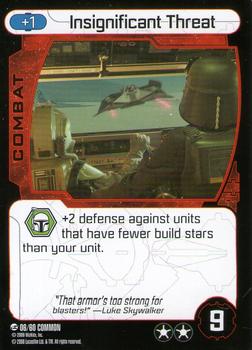 2008 Star Wars Pocketmodel TCG Scum & Villainy #6 Insignificant Threat Front