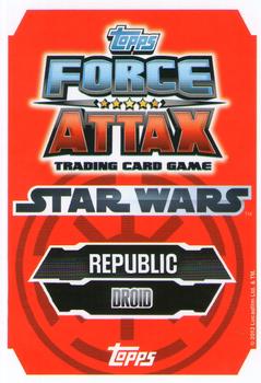 2012 Topps Star Wars Force Attax Series 3 #40 Science Droid Back