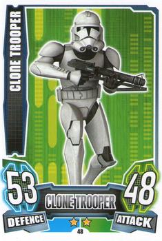2013 Topps Force Attax Star Wars Movie Edition Series 4 #48 Clone Trooper Front